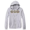 Adult Triblend Full-Zip Fleece Hooded Sweatshirt Thumbnail